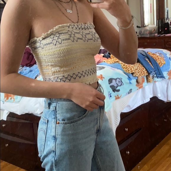 Urban Outfitters patterned tube top - Picture 2 of 4